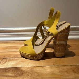 Aldo platform heel. Never worn outside of the house! Size 10